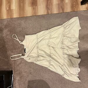 Zara Beige Sleeveless Dress